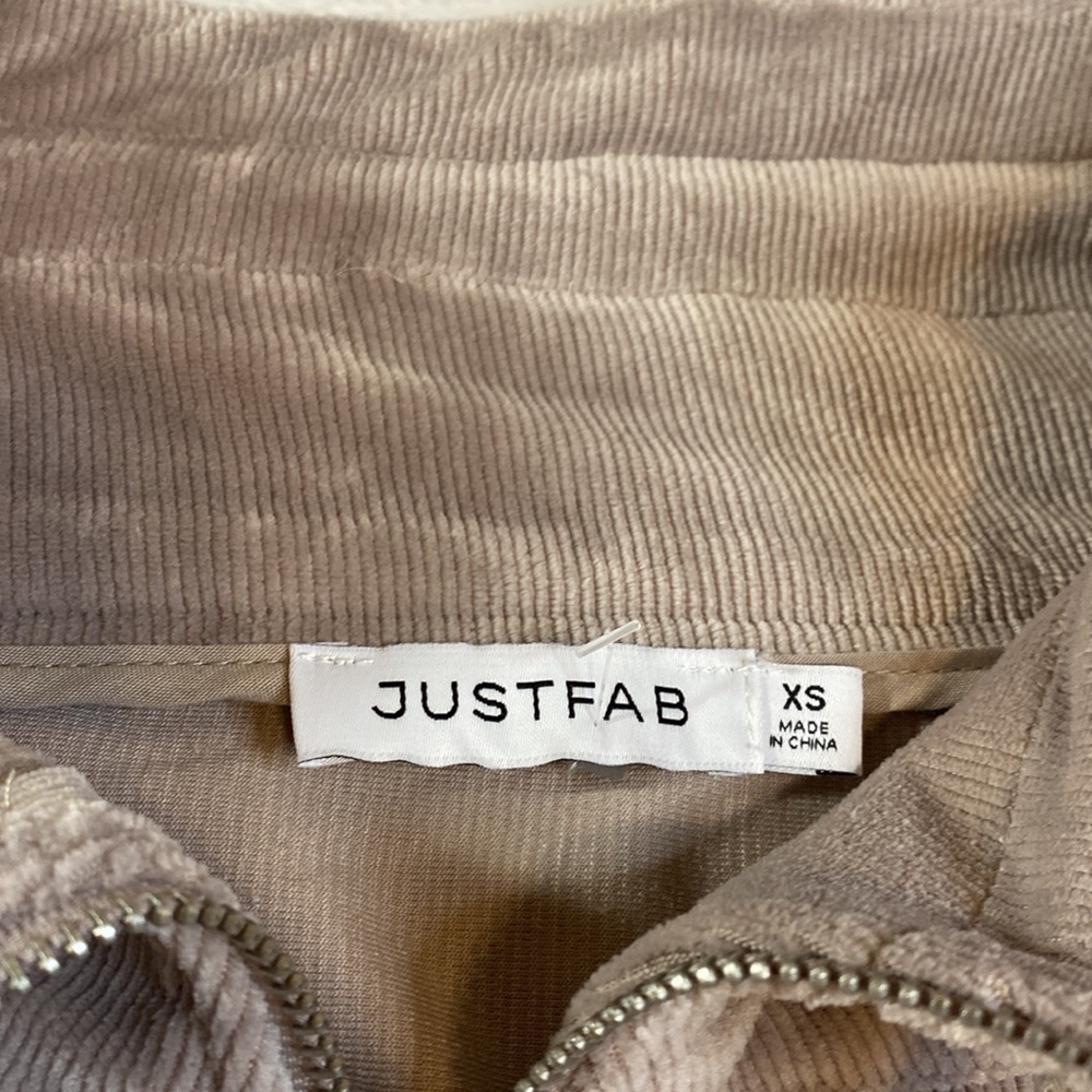 JustFab NWT Cozy Velour Zip Front Sweatshirt - Picture 3 of 16